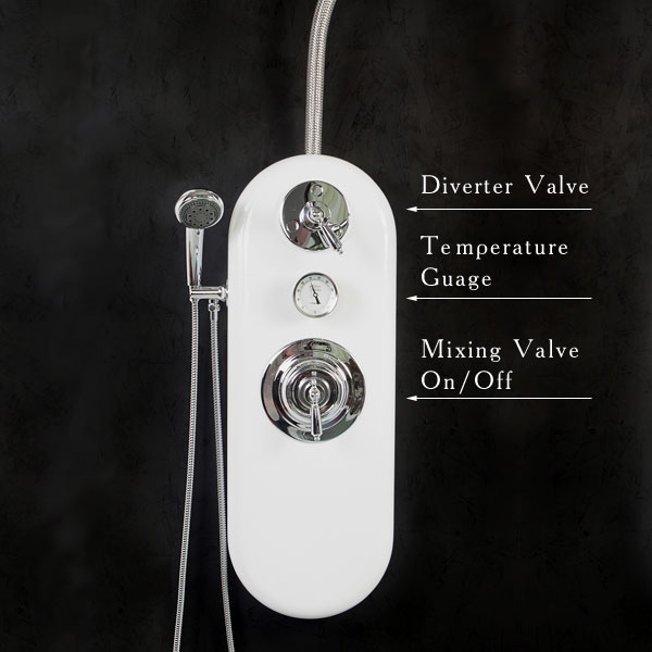 The Ditto Vichy Shower Control Panel